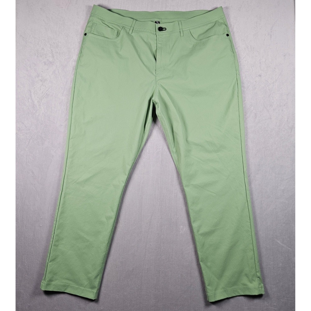 Public Rec Dealmaker Pants Mens 40/30 Green Straight Leg 5-Pocket Chino